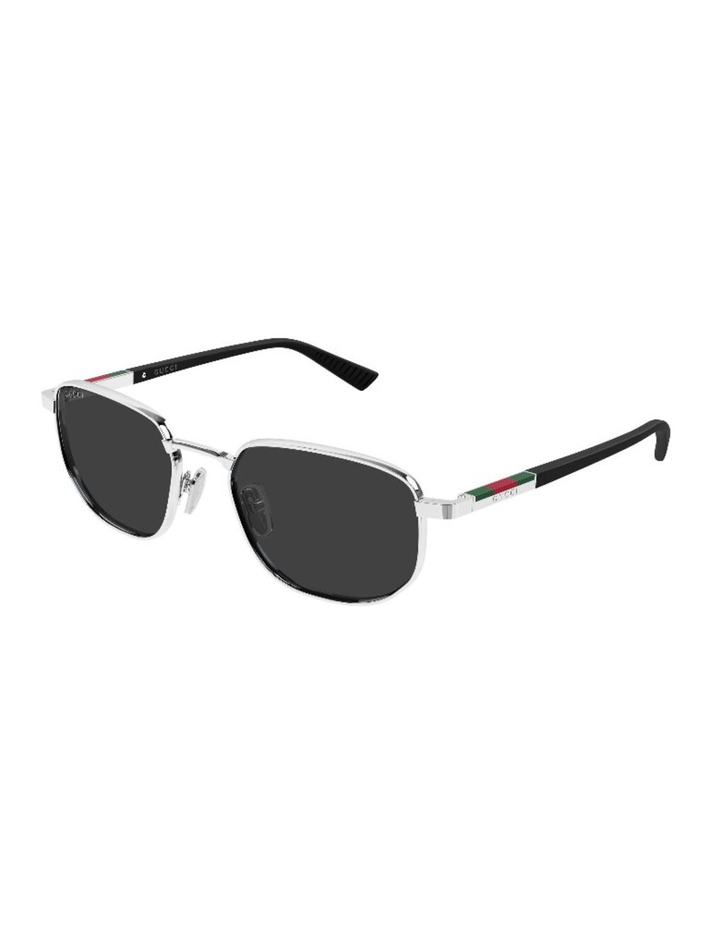 New Gucci Men's Sunglasses Silver Grey Lens Metal Frame GG2093S 001 54